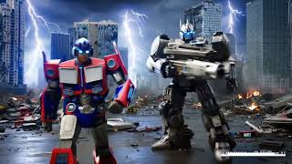 Megatron vs optimus prime fight ai #monster #monster #humor #animation #việtnam #50代 #naruto