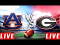 Auburn vs. Georgia LIVE | NCAAF 2024 | College Football Week 6