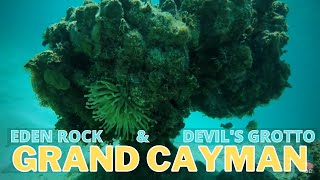 Eden Rock \u0026 Devil's Grotto | Snorkeling Grand Cayman | Travel