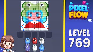 Pixel Flow Level 769 Solution Walkthrough
