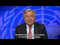 The UN Secretary-General  -- Video Message on World Food Day 2018