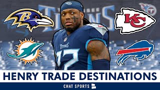 Titans Trade Rumors: 5 NFL Teams Most Likely To Trade For Derrick Henry Ft. Ravens & Chiefs