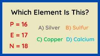 Which Element is This? - Basic Isotope Practice Problems