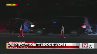 Wreck Causing Traffic on Highway 231 | Nov. 17, 2025 | News 19 at 5:00