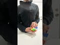 Solving a Rubik’s cube in 1 SECOND!!! *Insane* #shorts