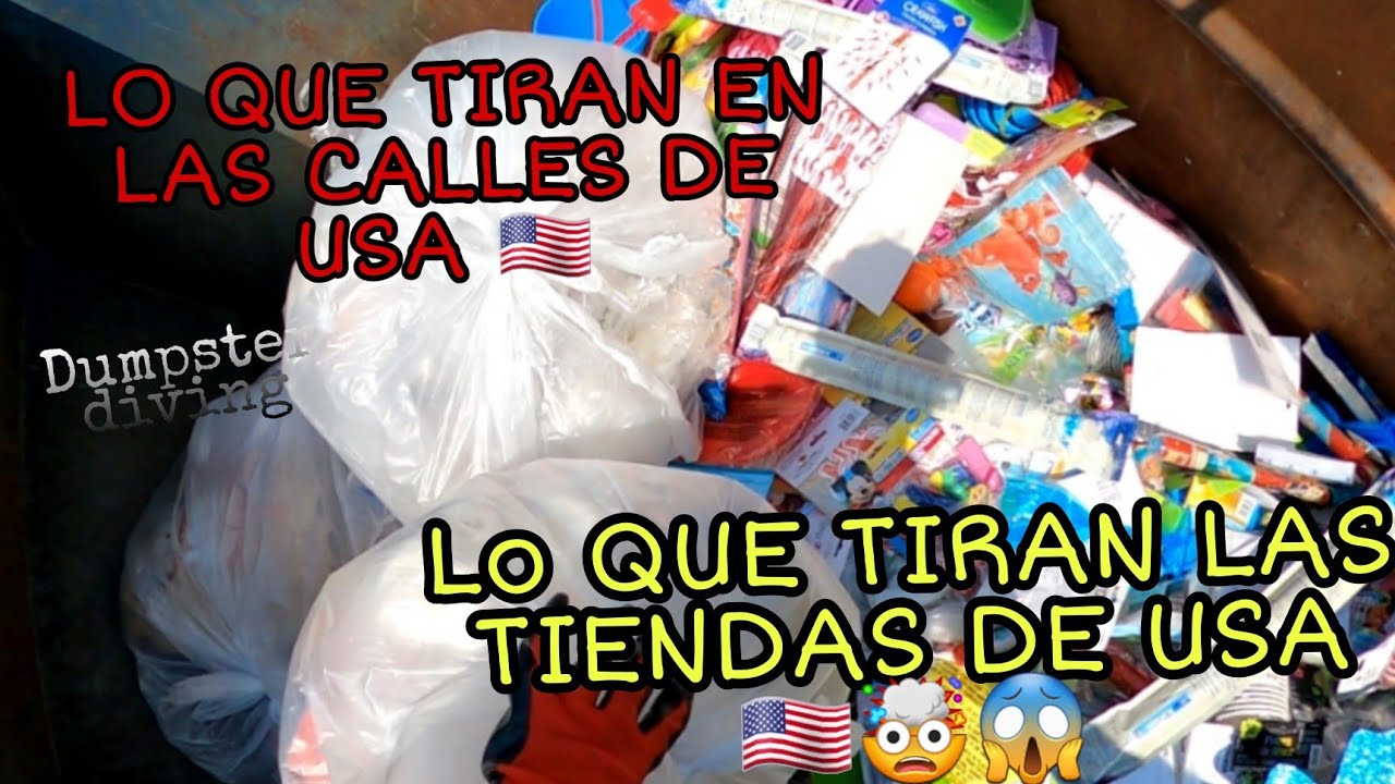 LO QUE TIRAN EN USA ES INCREIBLE 😱 - YouTube