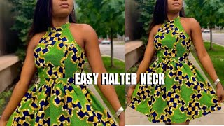 HOW TO MAKE AN HALTER NECKLINE | PATTERN DRAFTING