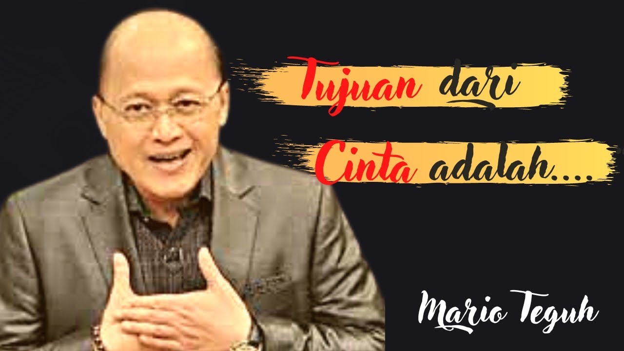 Kata Kata Bijak Terbaik Mario Teguh Tentang Cinta, Kesabaran Dan ...