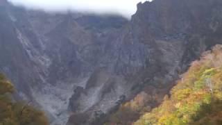 谷川岳　一ノ倉沢　紅葉最新情報　2016.10.26　SONY4k