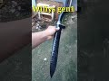 golsem wiliys gen 1 full tanduk kerbau hitam Bowie 30cm