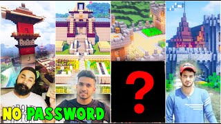 TOP 10 YOUTUBER MINECRAFT MAP DOWNLOAD | DOWNLOAD ALL BIG YOUTUBERS MINECRAFT WORLD WITHOUT PASSWORD