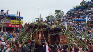 平成29年松原八幡神社本宮広畠（神輿合わせ）③