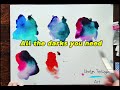 best viridian mixes. beginners watercolour lessons. mixing greens no sound