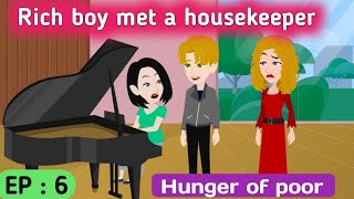 Hunger of poor part 6 | English story | Learn English | Animated stories | Sunshine English