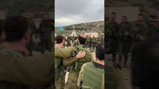 'Lecha Dodi': Israeli IDF soldiers getting ready for Shabbat at the front #israel #gaza