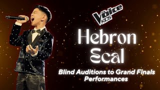 Jan Hebron Ecal’s charismatic performances on ‘The Voice Kids!’ | Blind Auditions to Finals