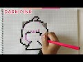 pixel art tutorial drawing anya forger step by step