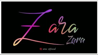 Zara Zara Cover By Amii - Status Video | New Black Screen And Colour Mix What'sApp Status