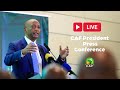 CAF President Dr Patrice Motsepe Press Conference - Luanda