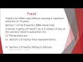 sqe video library – criminal law fraud and obtaining services dishonestly