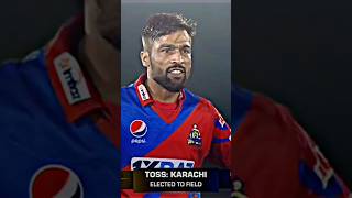 Amir 🔥👀 #shortsfeed | Peshawar Zalmi vs Karachi Kings | Match 17 | HBL PSL 8 | MI2T