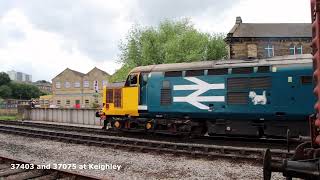 Keighley and Worth Valley Railway - Diesel Gala - 23rd June 2023