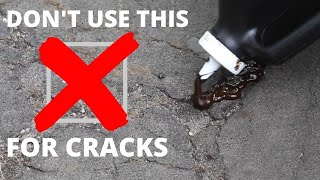 EASIEST Sidewalk and Driveway Crack Filler to use// dries INSTANTLY
