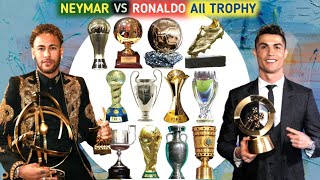 Neymar Jr Vs Cristiano Ronaldo All Trophies and Awards. Cristiano Ronaldo Vs Neymar Jr All Trophies