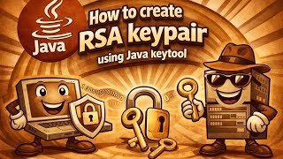 How to create RSA keypair using Java keytool
