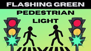 Flashing Green [Pedestrian-Controlled]Traffic Light in Coquitlam [Observe]