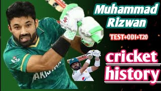 Mohammed Rizwan Batting Career | Test | T20 | odi | Match | Runs | 4s | 6s | 100 | 50 | Avg | ssntv
