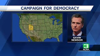 Gavin Newsom spends Fourth of July week out of state campaigning