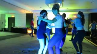 Jorjet (Texas) \u0026 Vanessa (L.A.) (Bachata Social) at the Montreal Salsa Convention on May 22nd 2016