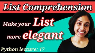 Python Lect 17: List Comprehension in Python | Python Tutorials