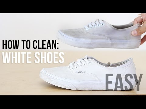HOW TO CLEAN & WHITEN YOUR SHOES - EASY FASHION HACK HOW TO CLEAN & WHITEN YOUR SHOES - EASY FASHION HACK