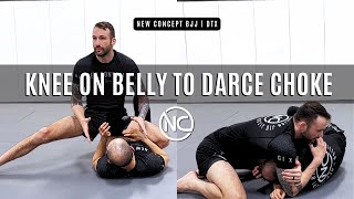 New Concept BJJ | Knee On Belly to Darce Choke | NoGi Coach Caleb Flippin
