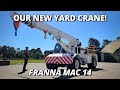 We Upgraded Our Yard Crane! | Franna MAC 14 | Workshop Machinery