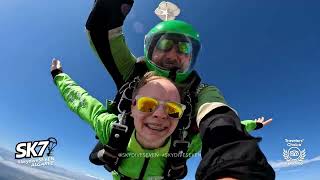 Tandem Skydive Salto de Paraquedas Algarve Anna