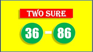 SURE LOTTO - TWO DIRECT LOTTERY NUMBERS 36-86 - HOW TO WIN THE LOTTERY