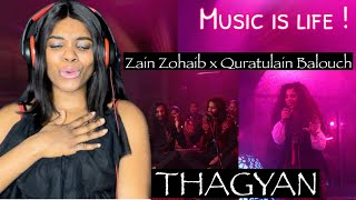 Coke Studio| season14 | 𝐓𝐡𝐚𝐠𝐲𝐚𝐧 | Zain ZOHAIB x Quratulain Balouch ( Official Music Video) REACTION