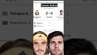 Stefanos Tsitsipas vs Karen Khachanov | Paris Bercy Masters | Quarter-Final Highlights
