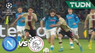 ¡Partido DESASTROSO de Jorge Sánchez! | Napoli 2-0 Ajax | UEFA Champions League 22/23-J4 | TUDN
