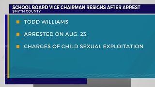 Smyth Co. school board member resigns after child exploitation arrest