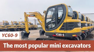 The most popular mini excavators Yuchai YC60-9