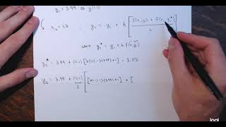 Improved Euler's Method Examples