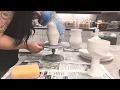 Bubble glazing porcelain pottery