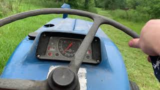 Mowing With The Ford 2000 Tractor