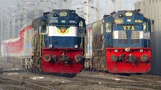 4 in 1 Furious ALCO on rampage | Aggressive Diesel Trains | Indian Railways