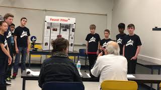 JunioTech Nanosharks FLL project presentation