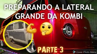 PASSEI A MASSA POLIESTER NA CHAPA GRANDE 18 DA KOMBI #KOMBI #VIRAL #SHOTS #amigo #vw